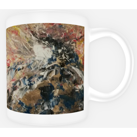 Mug en céramique 445 ml – "Expression" par LIOBAU | partageos.shop
